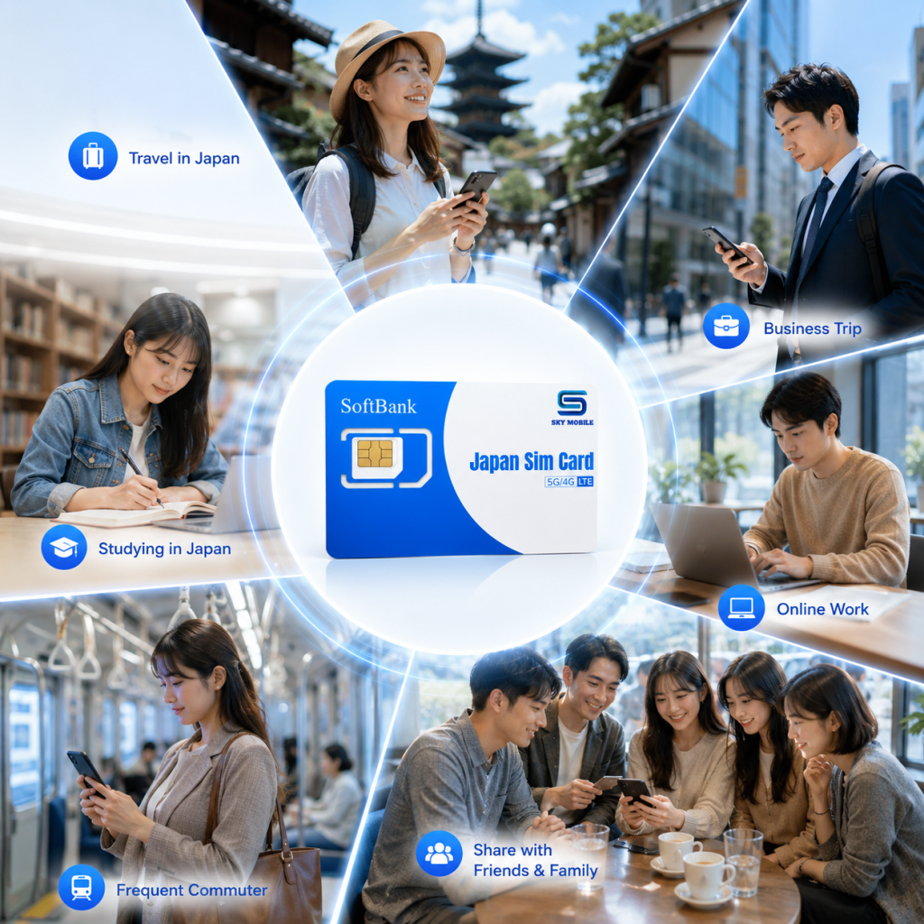 SOFTBANK 100GB 5G DATA SIM